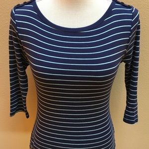 FOREVER 21 Striped Top, Sz S